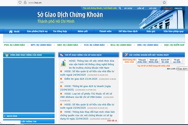 Hệ thống điều hành giao dịch mới trên thị trường chứng khoán sẽ vận hành từ 5/5