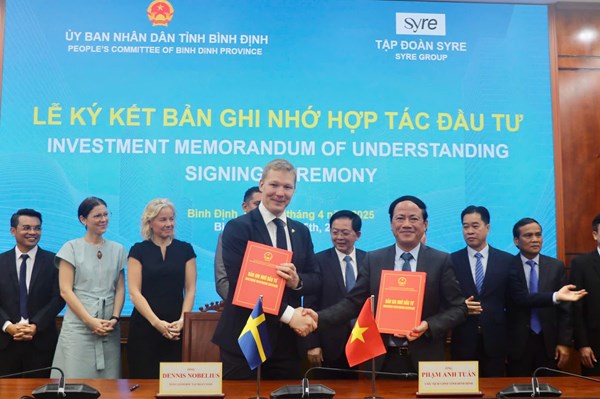 Bình Định hợp tác đầu tư tổ hợp sản xuất tái chế vải polyester trị giá 1 tỷ USD