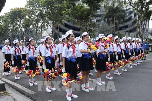 Không khí trước giờ tổng duyệt diễu binh, diễu hành kỷ niệm 50 năm Giải phóng miền Nam