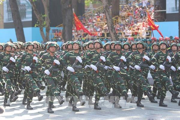 Lực lượng quân đội các nước tham gia Tổng duyệt Lễ diễu binh, diễu hành Kỷ niệm 50 năm Giải phóng miền Nam