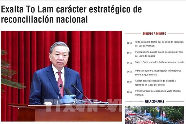 Thông điệp “Nước Việt Nam là một” vang vọng truyền thông Mỹ Latinh