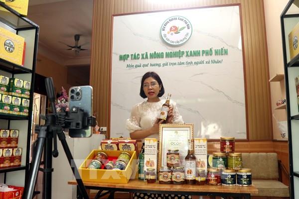 Hưng Yên mạnh dạn chuyển đổi phương thức tiếp thị, giới thiệu sản phẩm nông sản