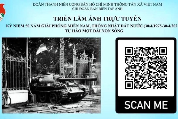 Triển lãm ảnh trực tuyến kỷ niệm 50 năm giải phóng miền Nam, thống nhất đất nước