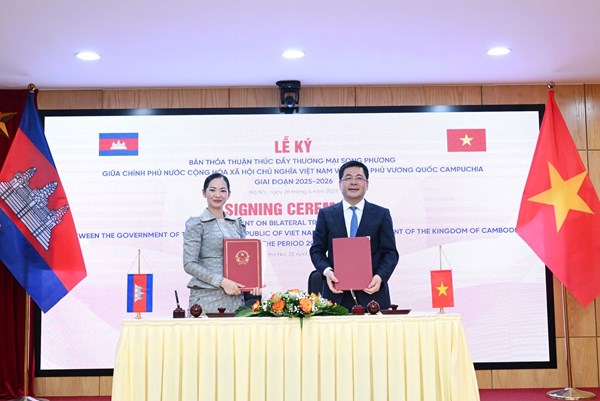 Việt Nam - Campuchia ký thỏa thuận thúc đẩy thương mại song phương giai đoạn 2025–2026
