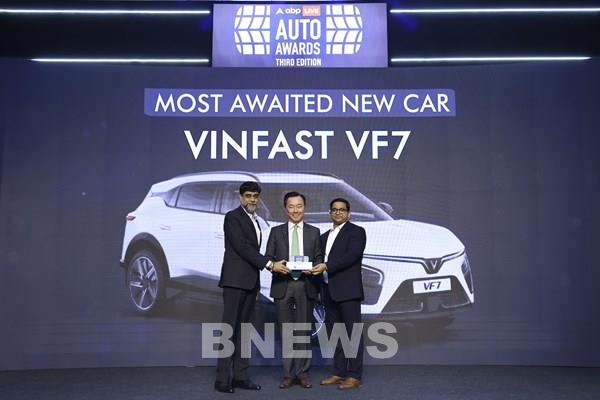 VinFast VF 7 được vinh danh là "mẫu xe mới được mong chờ nhất" tại Ấn Độ