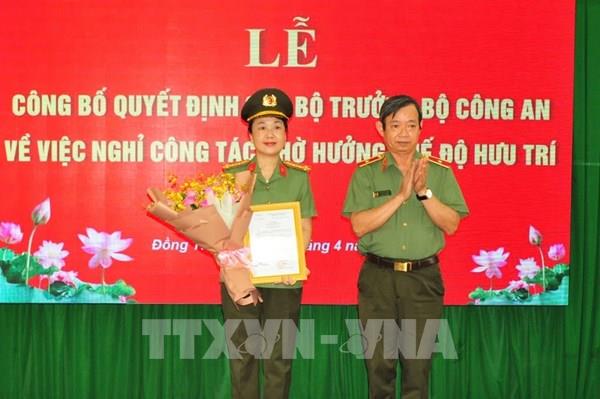 Đại tá Võ Thị Hoài Ngọc được giao phụ trách Công an tỉnh Đồng Tháp