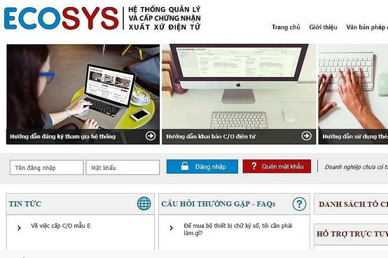 Bộ Công Thương sửa quy định về xuất xứ hàng hóa và giấy chứng nhận C/O