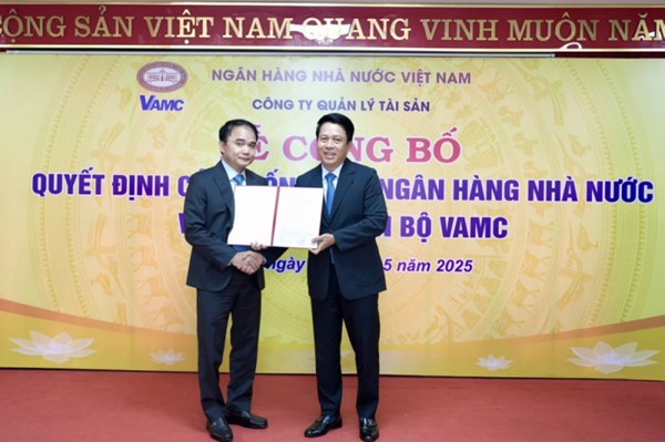 Ông Đặng Đình Thích được bổ nhiệm quyền Tổng Giám đốc VAMC