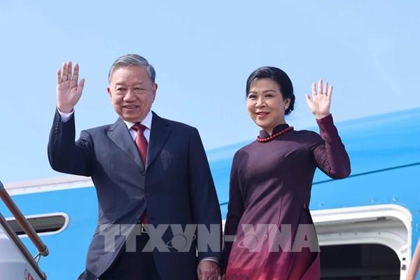 Tổng Bí thư Tô Lâm và Phu nhân bắt đầu thăm cấp Nhà nước Cộng hòa Azerbaijan