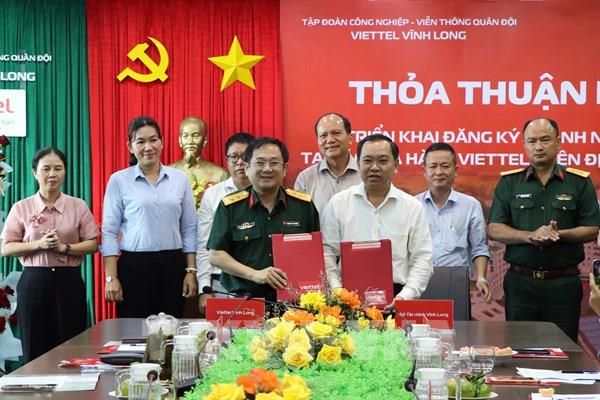 Vĩnh Long hợp tác với Viettel triển khai đăng ký doanh nghiệp qua mạng