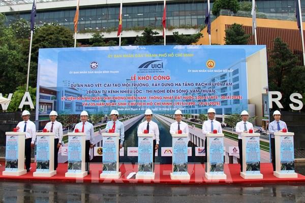 TP. Hồ Chí Minh khởi công dự án cải tạo rạch Xuyên Tâm hơn 17.000 tỷ đồng