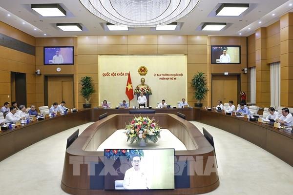 Khai mạc Phiên họp thứ 45 của Ủy ban Thường vụ Quốc hội