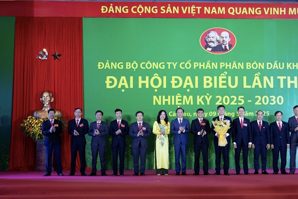 PVCFC tổ chức thành công Đại hội Đảng bộ lần thứ VI, nhiệm kỳ 2025-2030