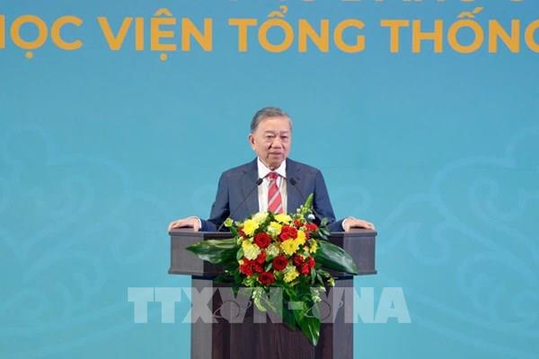 Phát biểu của Tổng Bí thư Tô Lâm tại Học viện Hành chính công và kinh tế quốc dân trực thuộc Tổng thống Liên bang Nga