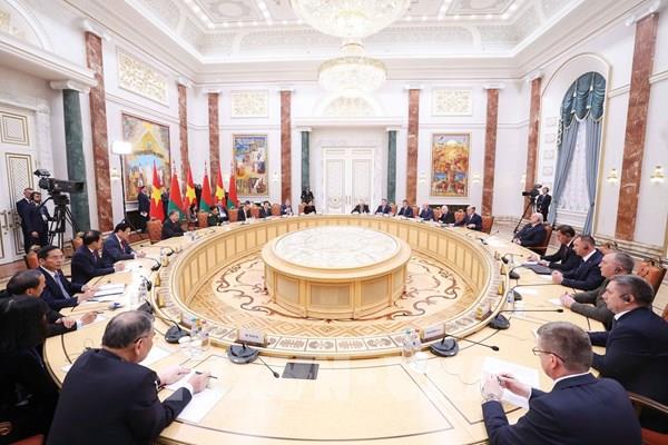Tổng Bí thư Tô Lâm hội đàm với Tổng thống Belarus Aleksandr Lukashenko