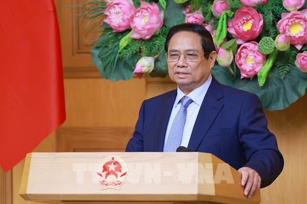 Thủ tướng Phạm Minh Chính làm việc với cộng đồng doanh nghiệp Hoa Kỳ tại Việt Nam