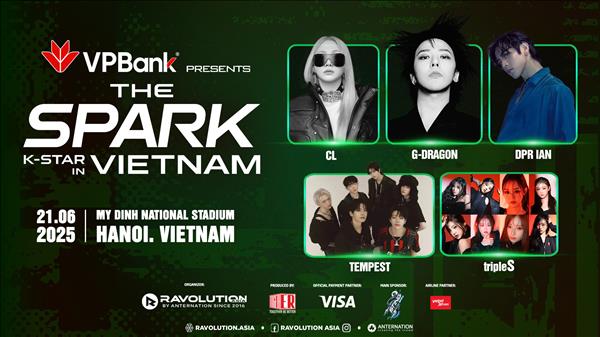 G-Dragon tái xuất Việt Nam sau 12 năm, cùng CL tạo “cơn địa chấn” tại VPBank K-Star Spark 2025