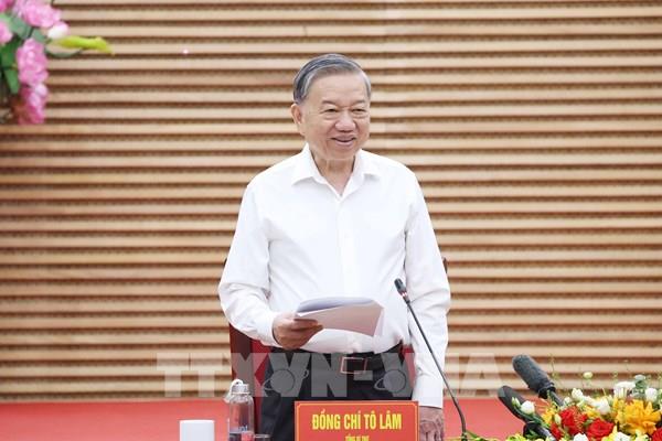 Tổng Bí thư Tô Lâm: Nghệ An phải trở thành điển hình phát triển hiện đại trong kỷ nguyên mới