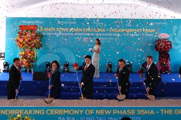 Khởi công phân khu mới trị giá gần 1 tỷ USD tại Dự án The Grand Ho Tram