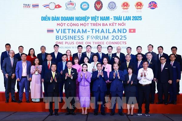 Thủ tướng Phạm Minh Chính và Thủ tướng Thái Lan đồng chủ trì Diễn dàn doanh nghiệp Việt Nam - Thái Lan