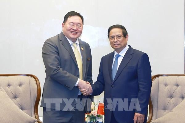 Thủ tướng Phạm Minh Chính tiếp lãnh đạo 7 tập đoàn hàng đầu của Thái Lan