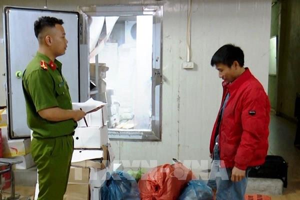 Ninh Bình thu giữ gần 6,5 tấn thực phẩm đông lạnh không rõ nguồn gốc