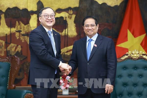 Thủ tướng đề nghị PowerChina hỗ trợ Việt Nam phát triển công nghiệp đường sắt