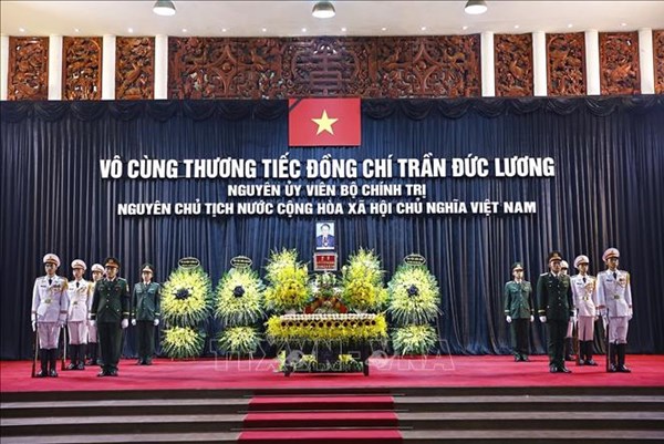 Cử hành trọng thể Lễ Quốc tang nguyên Chủ tịch nước Trần Đức Lương