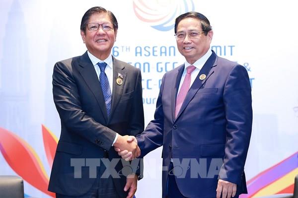 Hội nghị Cấp cao ASEAN: Thủ tướng Phạm Minh Chính gặp Tổng thống Philippines