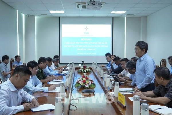 Đẩy nhanh tiến độ dự án cấp điện lưới quốc gia cho huyện Côn Đảo