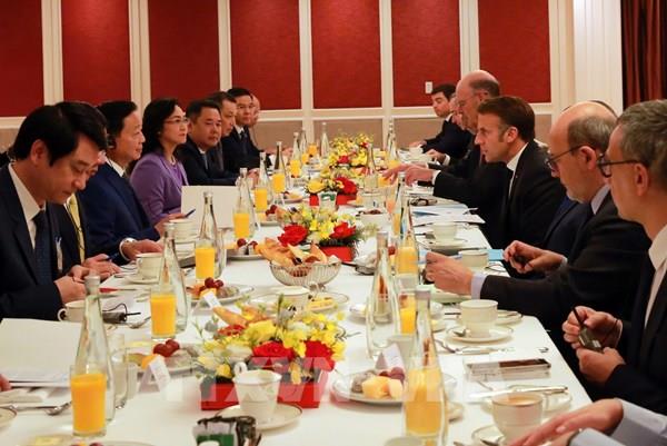 Tổng thống Emmanuel Macron: Pháp sẵn sàng đồng hành cùng Việt Nam trong tiến trình chuyển đổi năng lượng
