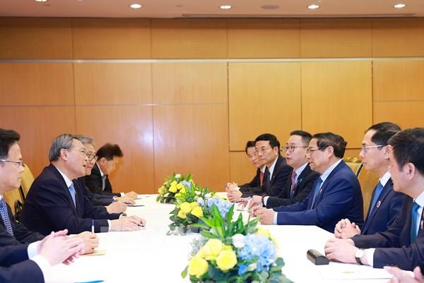 Thủ tướng Phạm Minh Chính hội đàm với Thủ tướng Trung Quốc Lý Cường