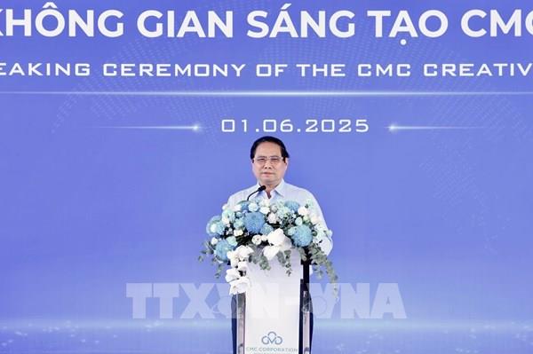 Thủ tướng: Tổ hợp không gian sáng tạo CMC phải là nơi hội tụ, lan tỏa văn hóa và trí tuệ