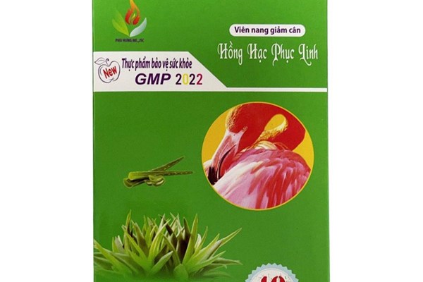 Phát hiện viên nang giảm cân Hồng Hạc Phục Linh chứa chất cấm