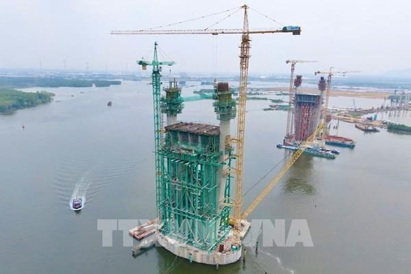 Hối hả thi công cầu Phước An trong mùa mưa