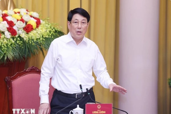 Chủ tịch nước Lương Cường: Hợp nhất Hưng Yên và Thái Bình là lựa chọn có tính đột phá