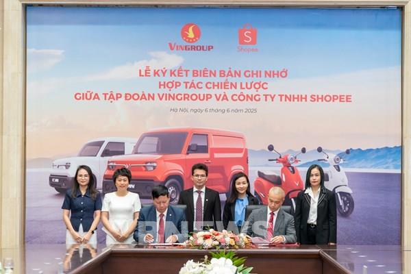 Vingroup và Shopee hợp tác phát triển hạ tầng thương mại điện tử