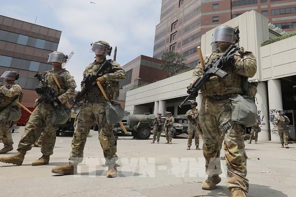 Mỹ triển khai thêm lực lượng Vệ binh Quốc gia đến thành phố Los Angeles