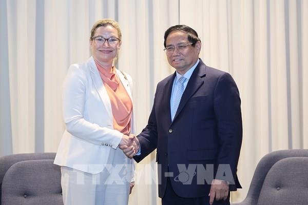 Thủ tướng Phạm Minh Chính làm việc với các tập đoàn hàng đầu Thuỵ Điển