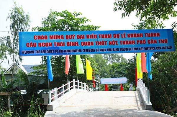 Cần Thơ khánh thành 2 cầu giao thông