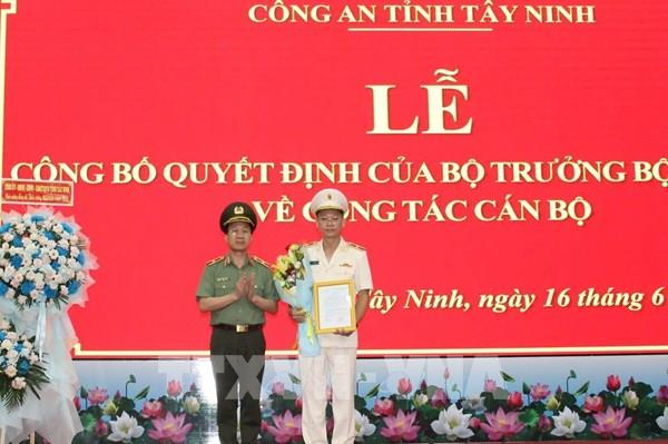 Thiếu tướng Vũ Như Hà giữ chức Giám đốc Công an tỉnh Tây Ninh