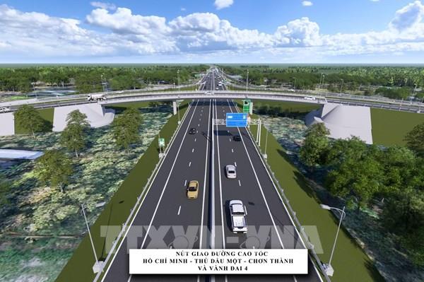 Khởi công tuyến đường Vành đai 4 TP. Hồ Chí Minh, đoạn qua Bình Dương