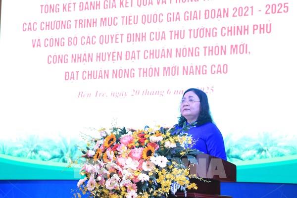 Bến Tre đánh giá kết quả Chương trình mục tiêu quốc gia xây dựng nông thôn mới