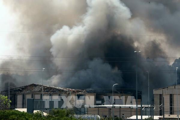 Beersheba trúng pháo, cháy lan gần trụ sở Microsoft