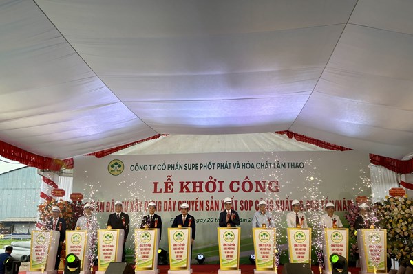  Khởi công dự án sản xuất phân bón kali chất lượng cao (SOP) quy mô lớn đầu tiên tại Việt Nam