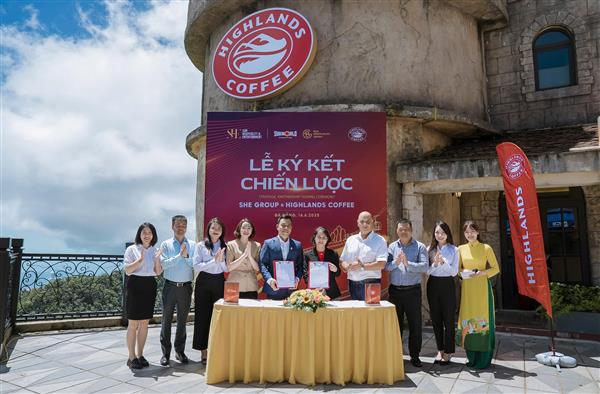 Sẽ có 6 cửa hàng café Highlands tại hệ thống Sun World, Sun Hospitality trong 2025