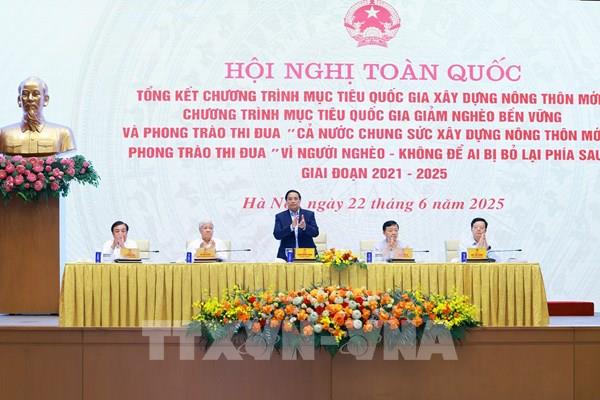 Thủ tướng: Các chương trình, phong trào phải để người dân cảm nhận và thụ hưởng thành quả thực