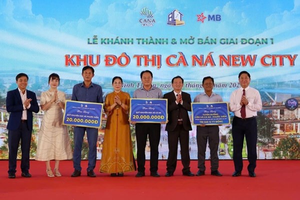 Khánh thành và mở bán giai đoạn 1 Khu đô thị mới Đầm Cà Ná