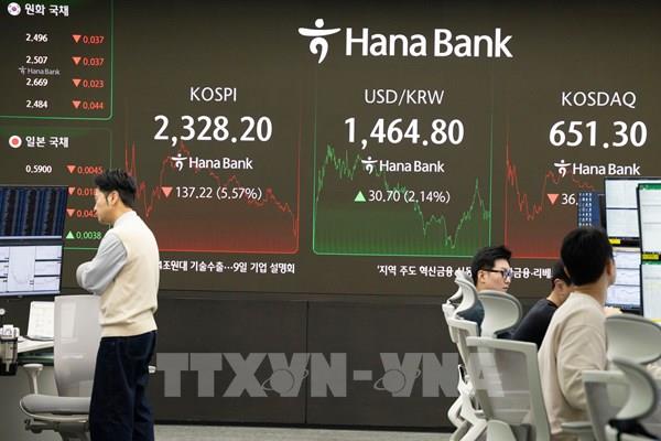 Cổ phiếu Hàn Quốc mở cửa giảm hơn 1% sau cuộc tấn công của Mỹ vào Iran