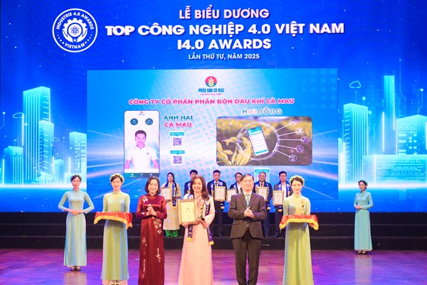 PVCFC đạt Industrie 4.0 Awards 2025 ở hai hạng mục danh giá